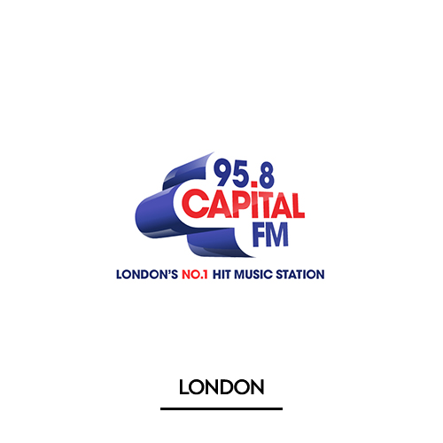 capital radio 95.8 λογότυπο στο Streamee